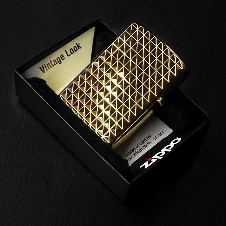 Zippo 250-18 A-Diamond(Gold) Lighter