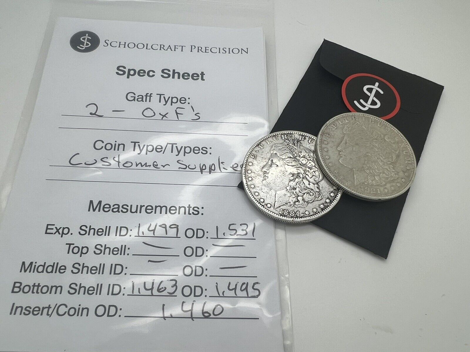 Morgan Oxf Coin Gaff by Jamie Schoolcraft Precision