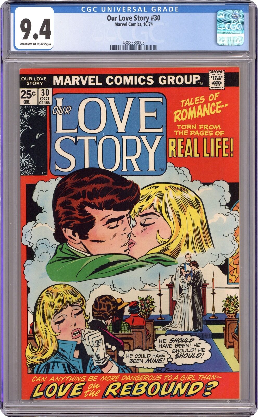 Our Love Story #30 CGC 9.4 1974 4388388003