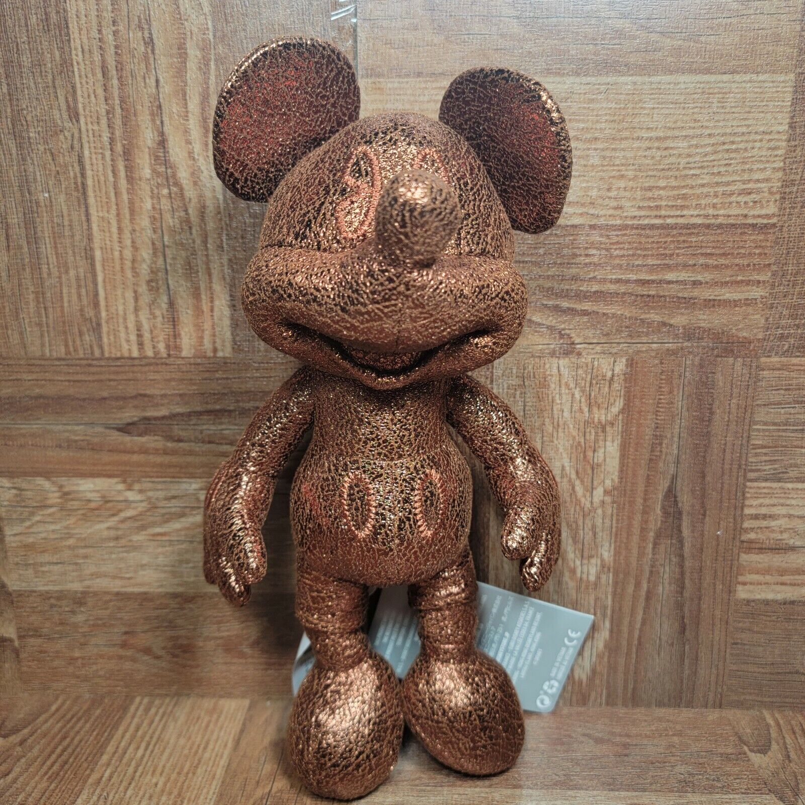 Disney Parks Mickey Mouse Bronze Plush 10\