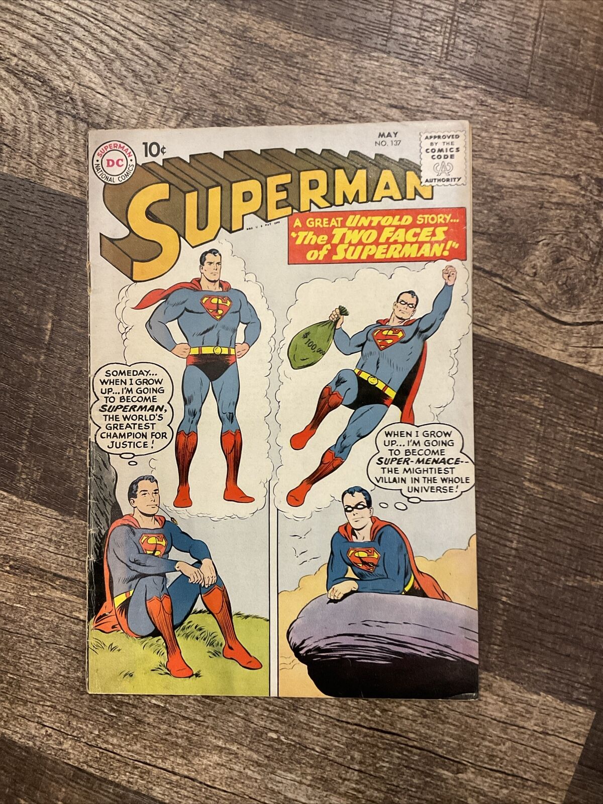 SUPERMAN #137 DC SILVER AGE 1960