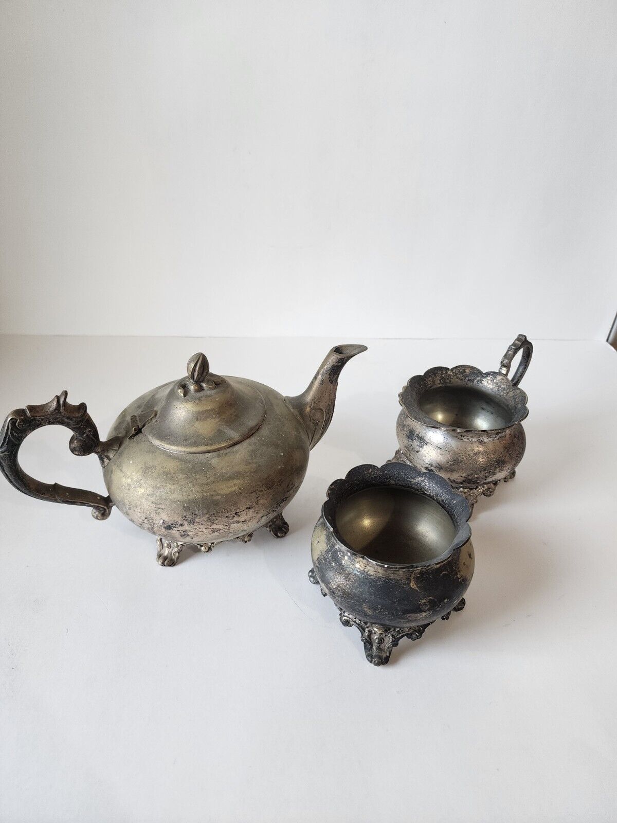 vintage Heavy Metal Arabian teapot set