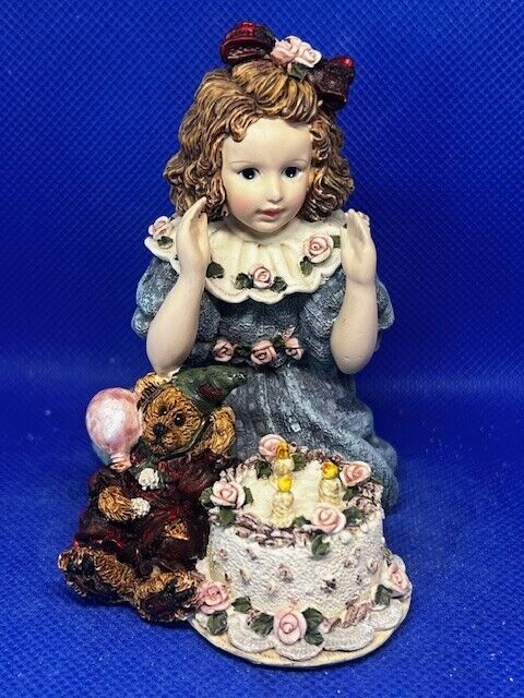 Vintage Boyds Bears Yesterday’s Child Rebecca with Elliot Birthday 3509 Figurine