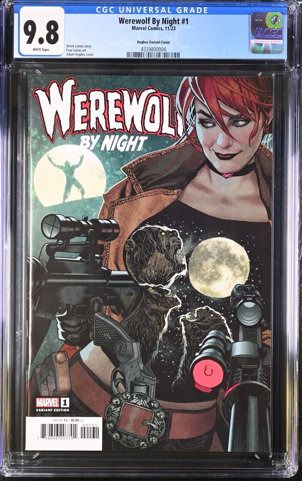 Werewolf By Night #1 CGC 9.8 (Marvel 2023) Adam Hughes Variant