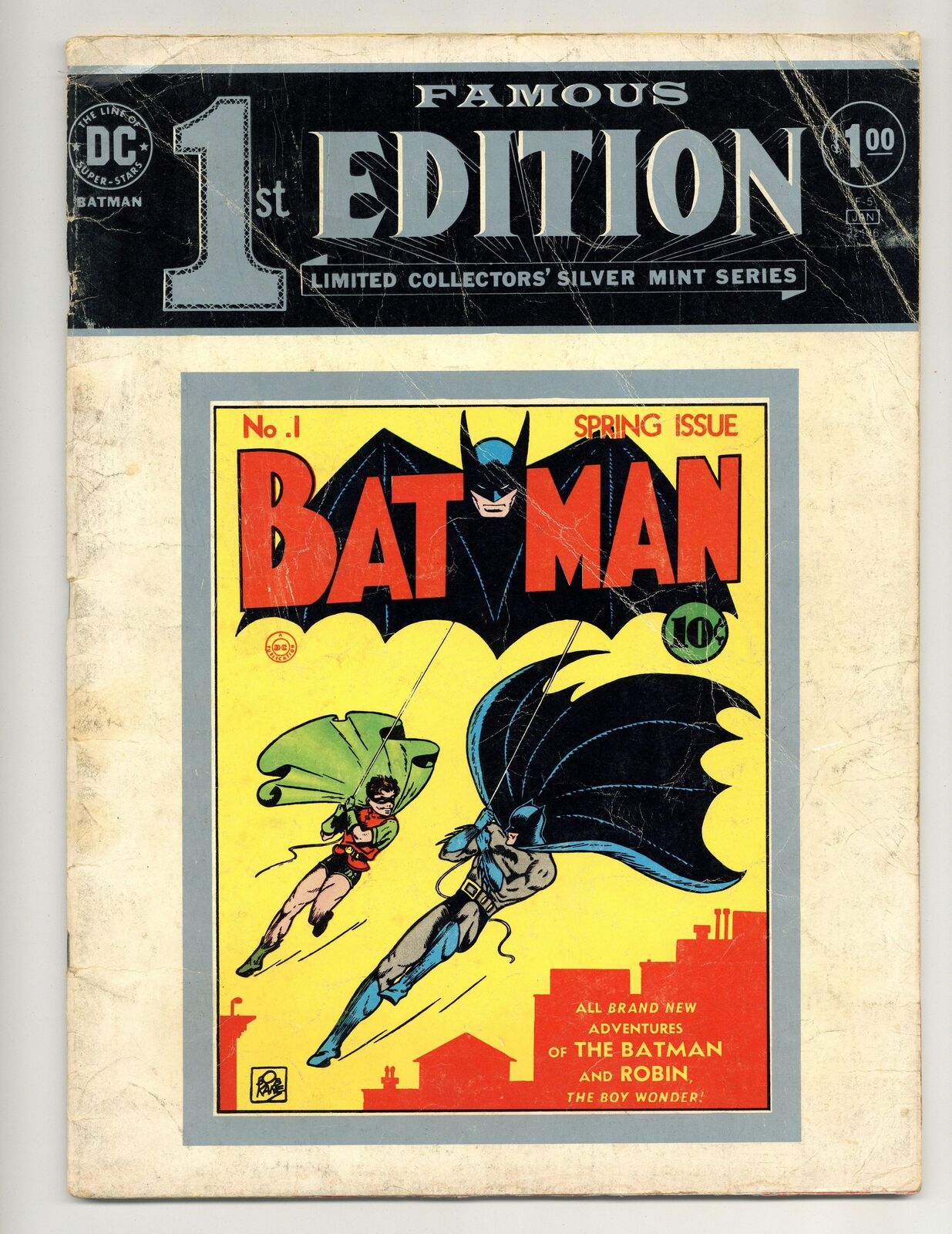 Famous First Edition Batman F-5S Softcover Variant GD+ 2.5 1975