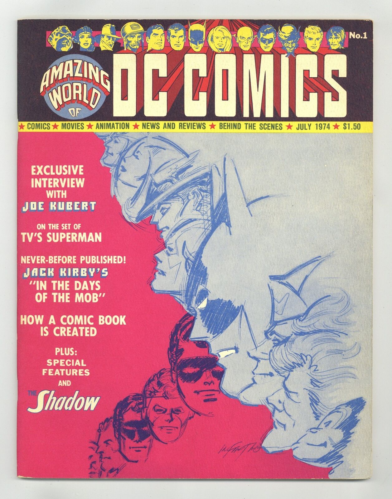 Amazing World of DC Comics #1 VF- 7.5 1974