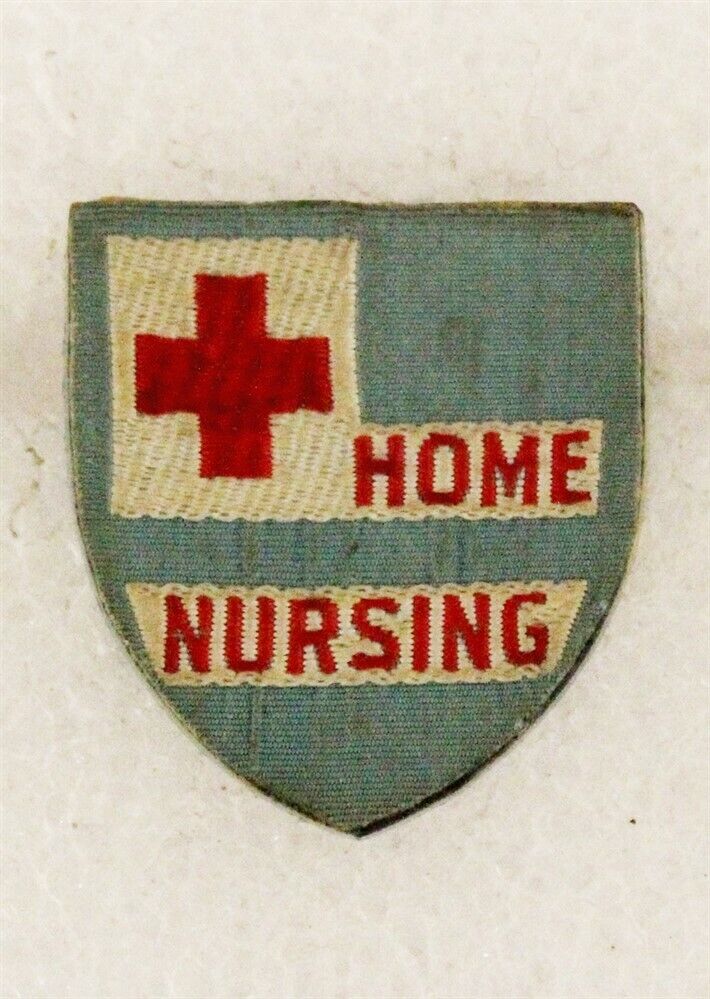 Red Cross: Home Nursing cloth pin, WWII era