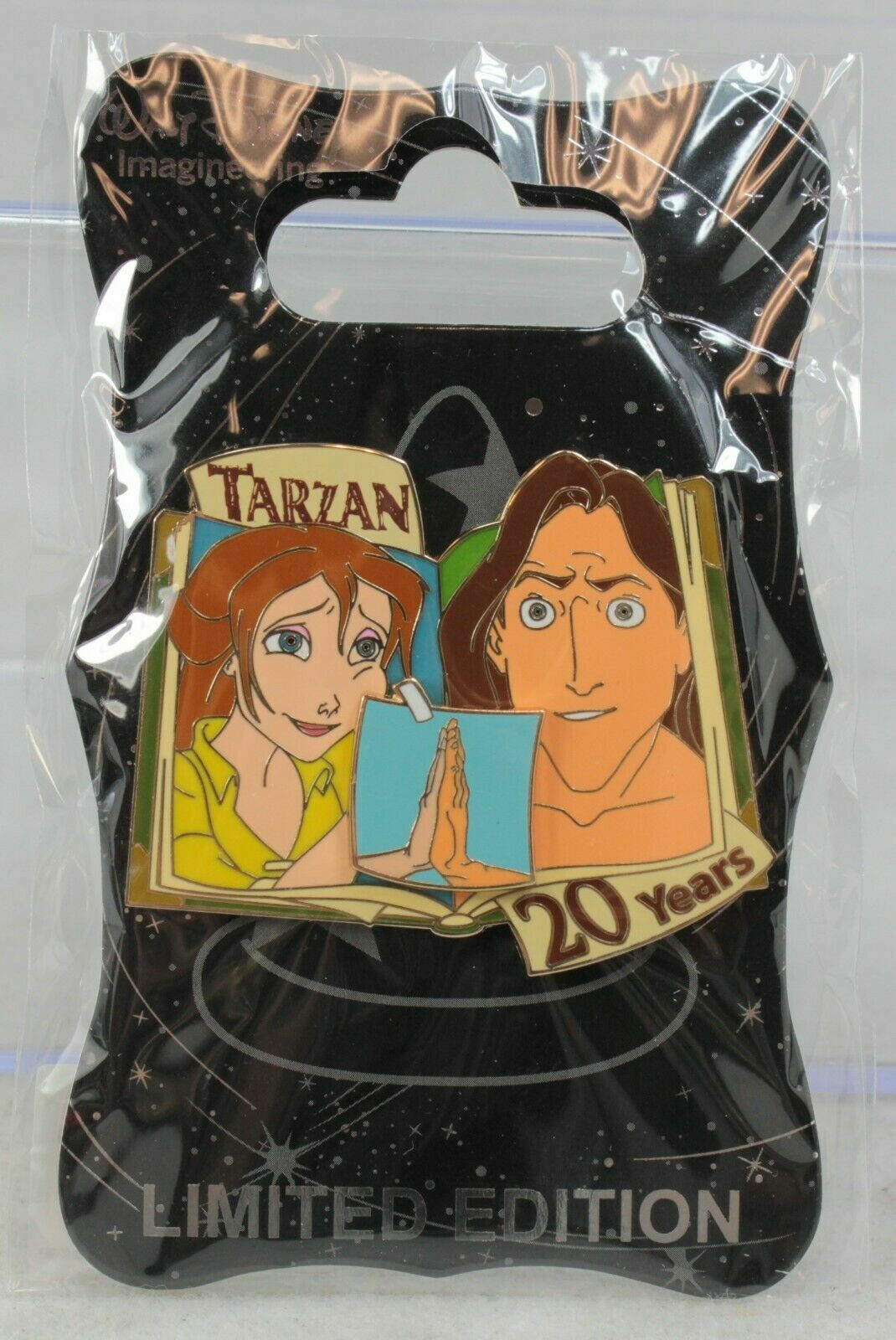 2019 Disney D23 Expo WDI Tarzan and Jane 20 Years Book Pin LE 250