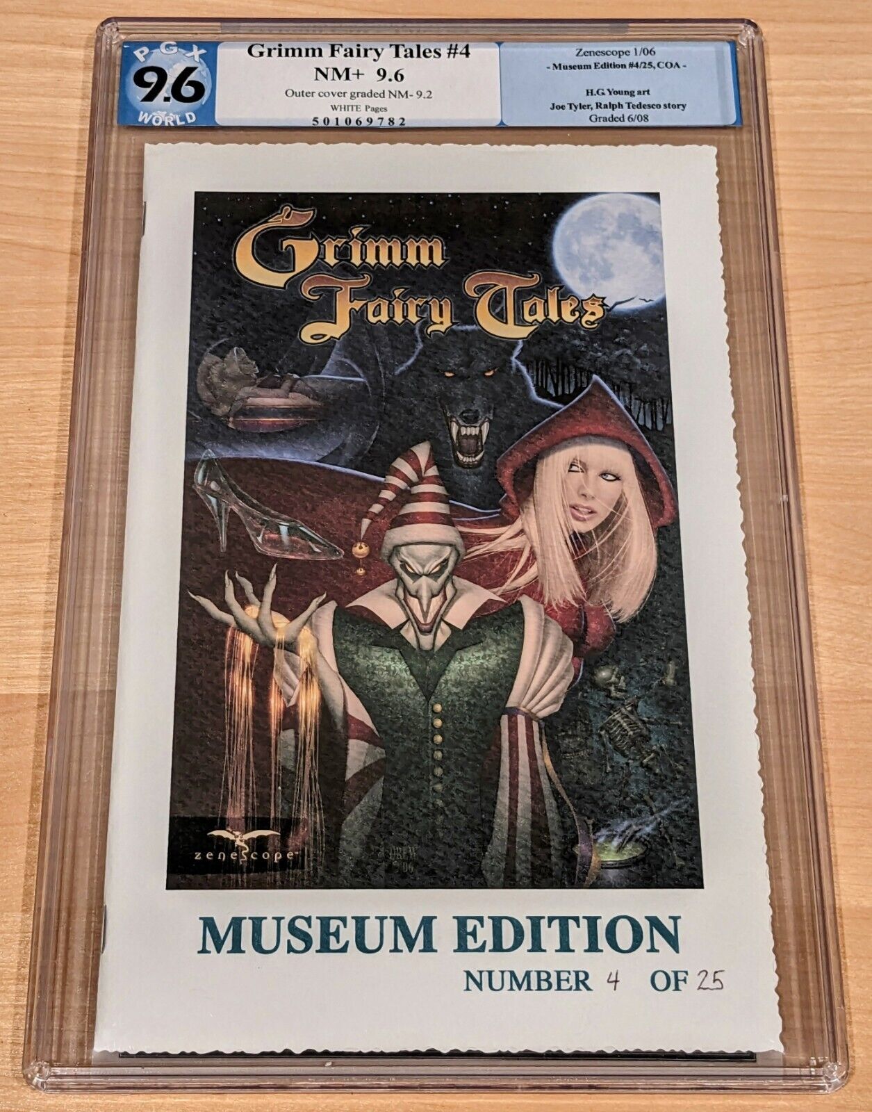GRIMM FAIRY TALES #4 MUSEUM EDITION VARIANT PGX 9.6 JAYCO EXCLUSIVE LTD. #04/25