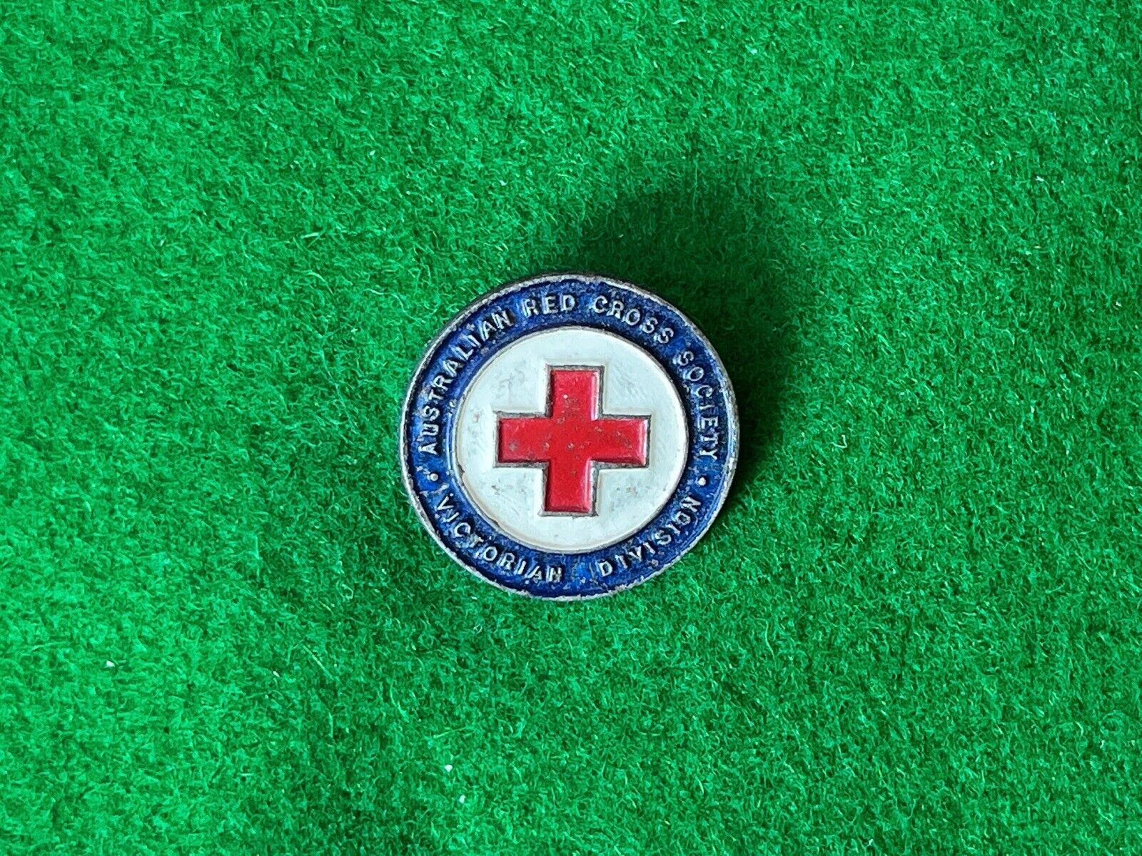 Vintage c.1960\'s Australian Red Cross Society Victorian Division Enamel Badge