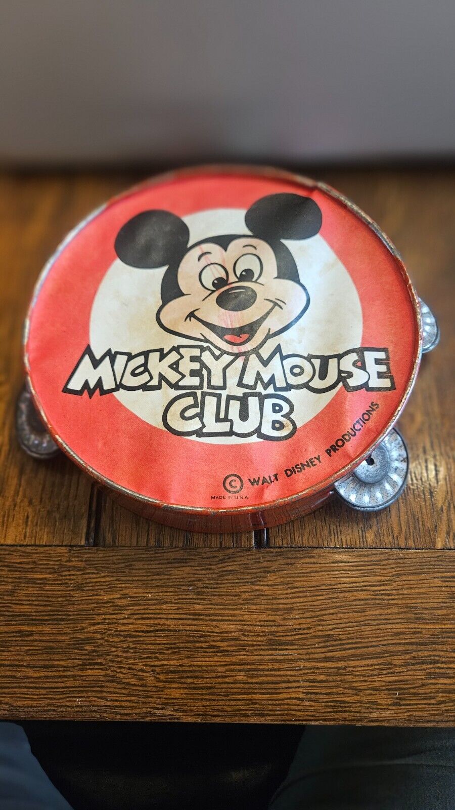 Mickey Mouse Club Tambourine