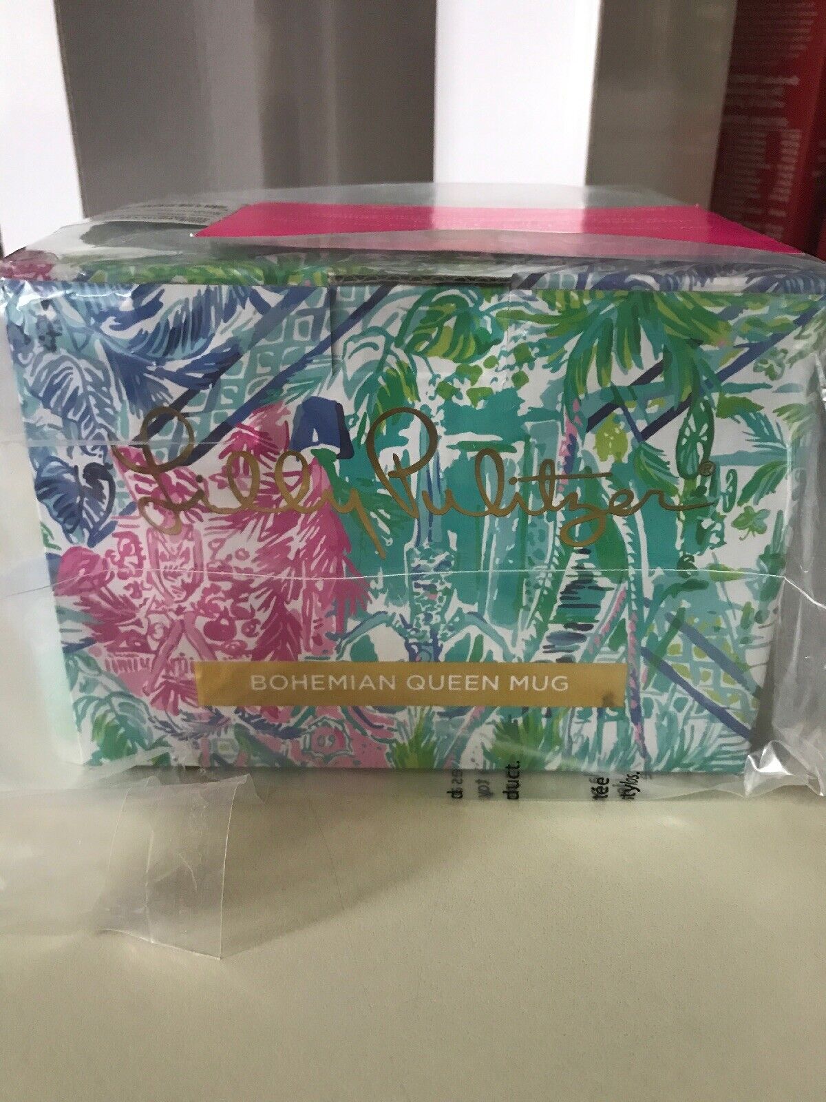 NWT Lilly Pulitzer GWP Cappuccino Multi Bohemian Queen
