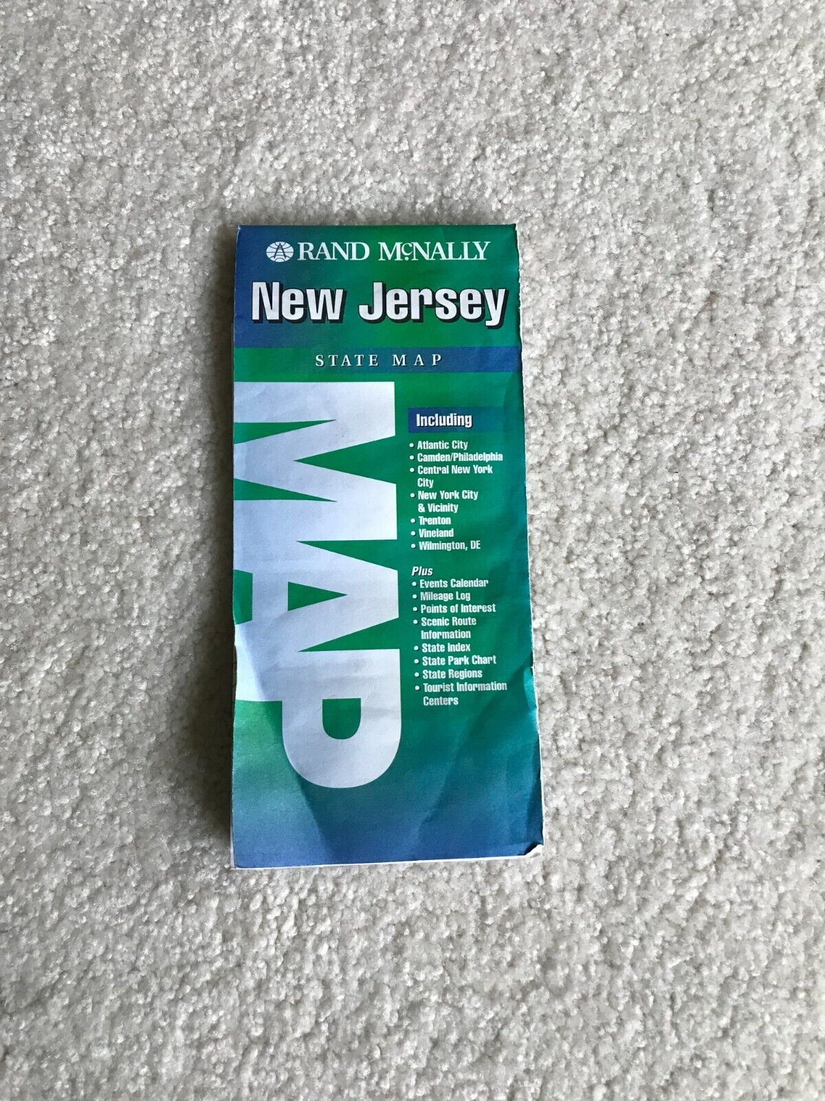 Rand McNally Map - New Jersey - 2003 - Vintage - 