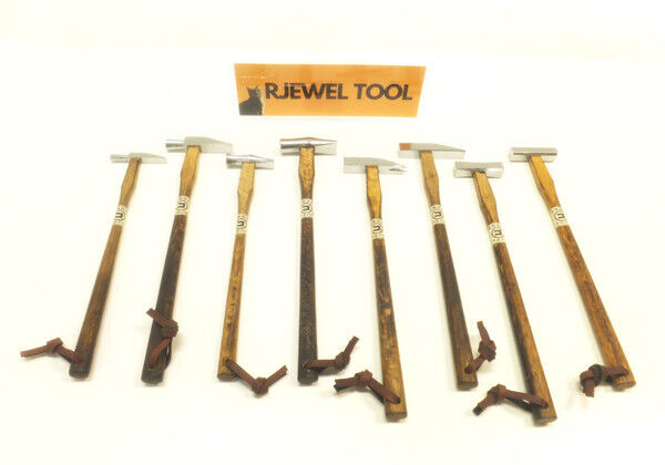 Japanese Vintage Hammer 金槌 set of 8 Japanese carpenter tools