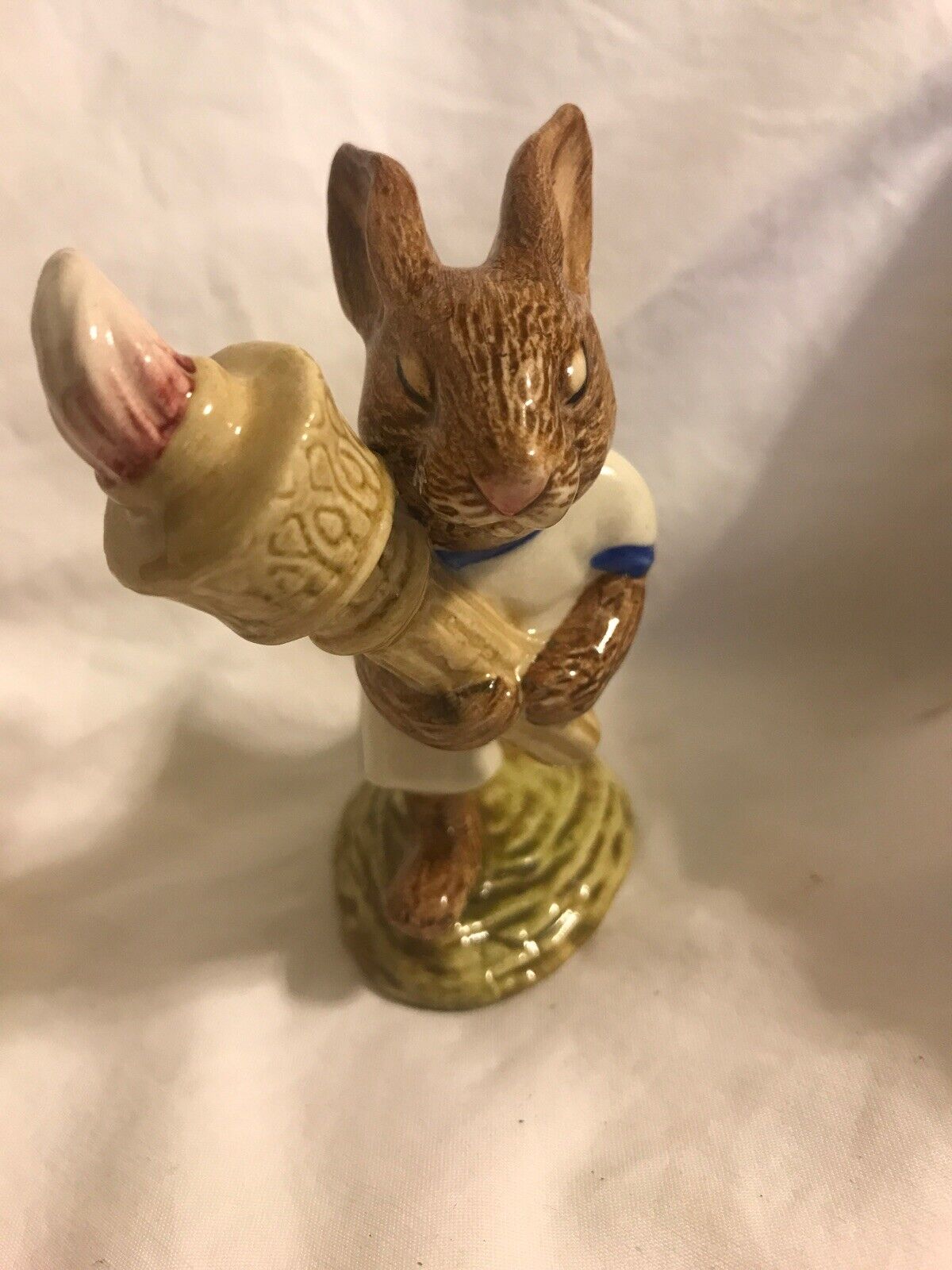Royal Doulton Olympic Bunnykins Figurine DB28- Bunny Holding Torch Collectible