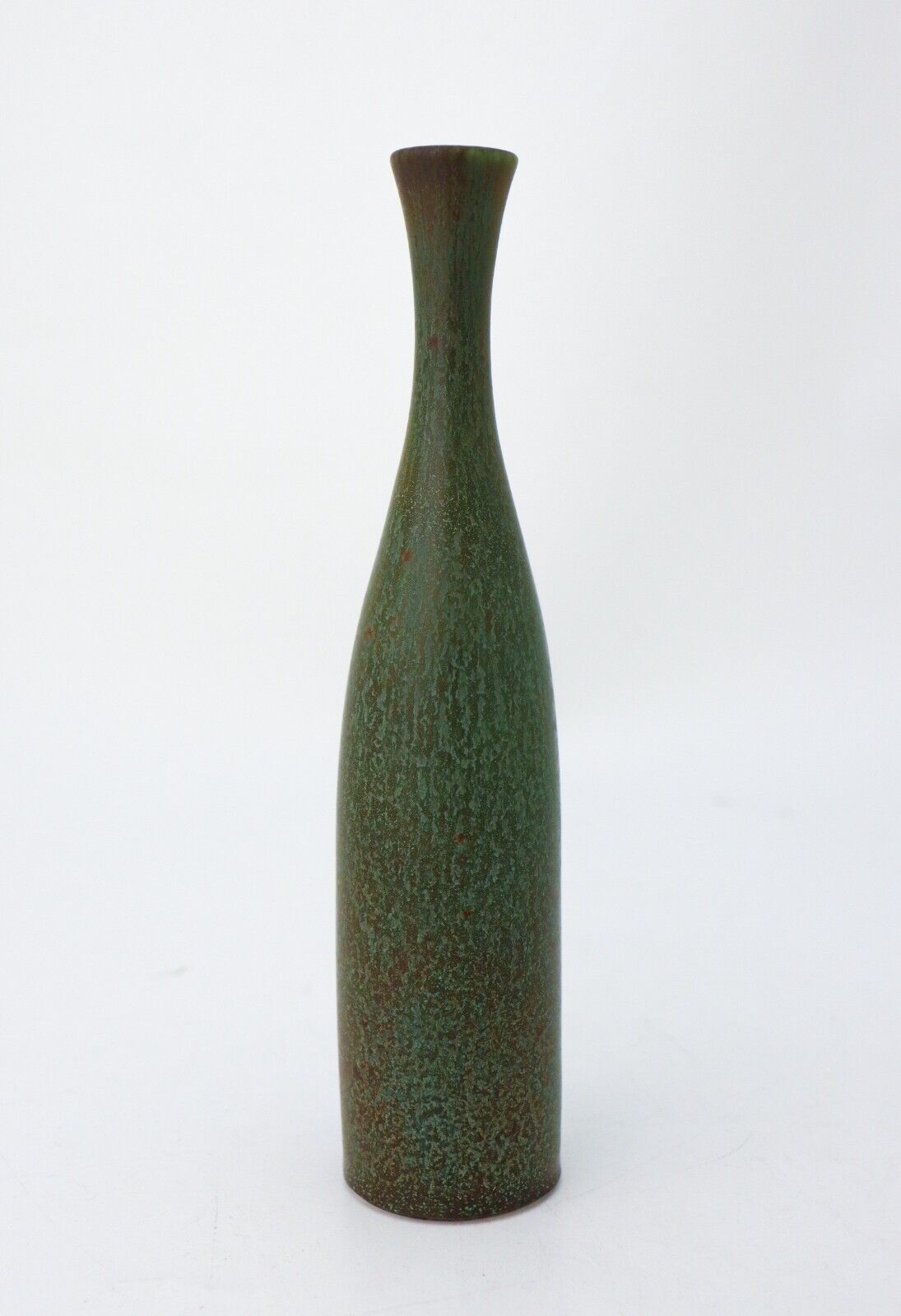 Deep Green Ceramic Vase - Carl-Harry Stålhane - Rörstrand - Mid 20th Century