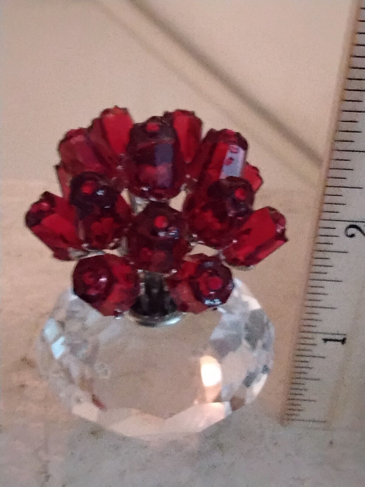 Swarovski  Crystal  15 Red Roses Just Flawless