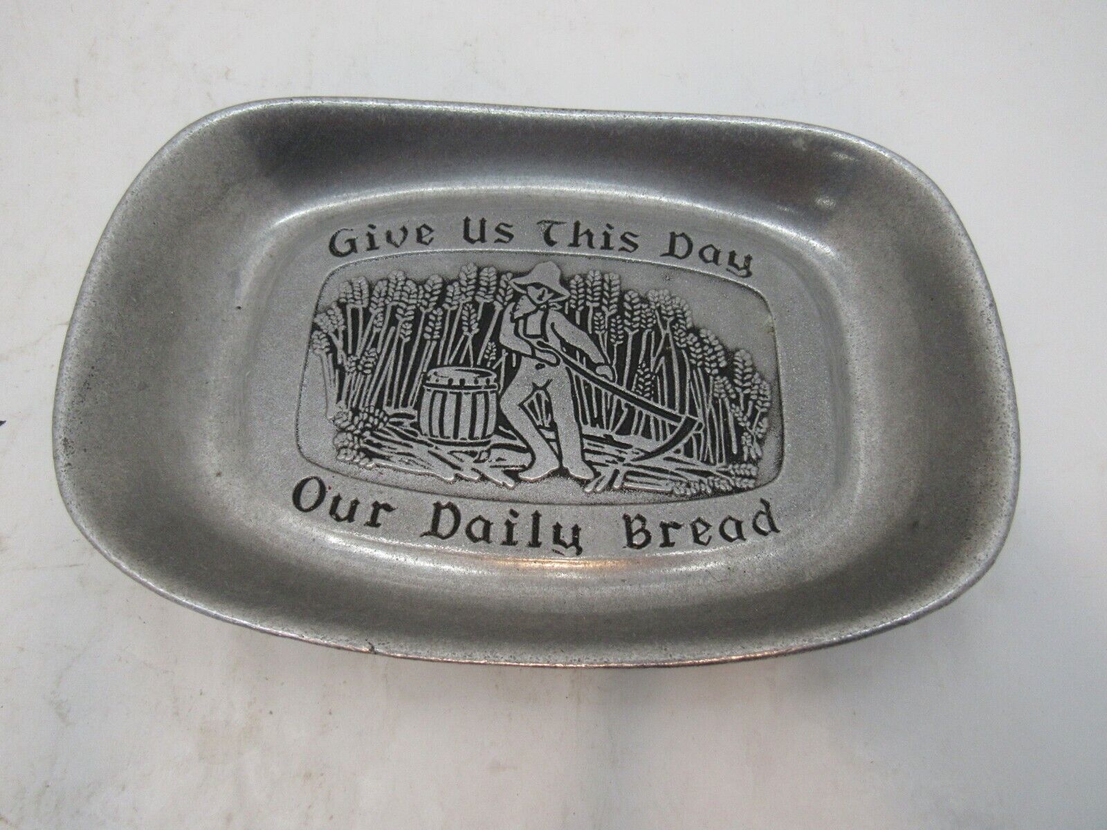 Carson Pewter Tray 9”x6” Bread Plate \