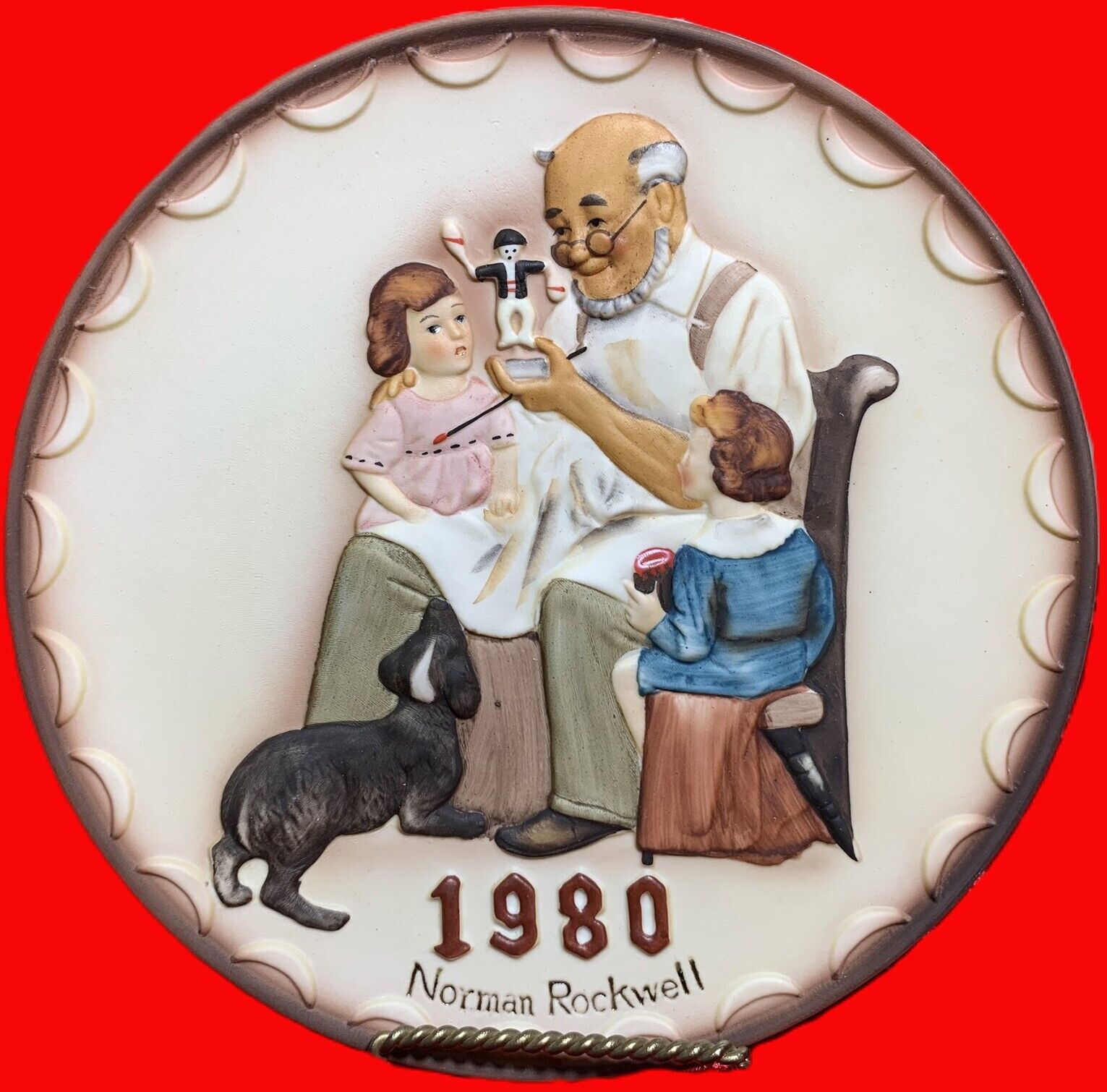 Knowles Norman Rockwell Christmas Plates \'78-\'84
