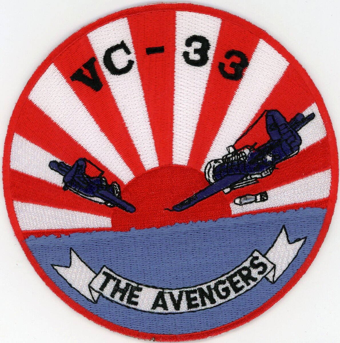 PATCH USN  VC-33 AVENGERS BIG  IRON ON PARCHE