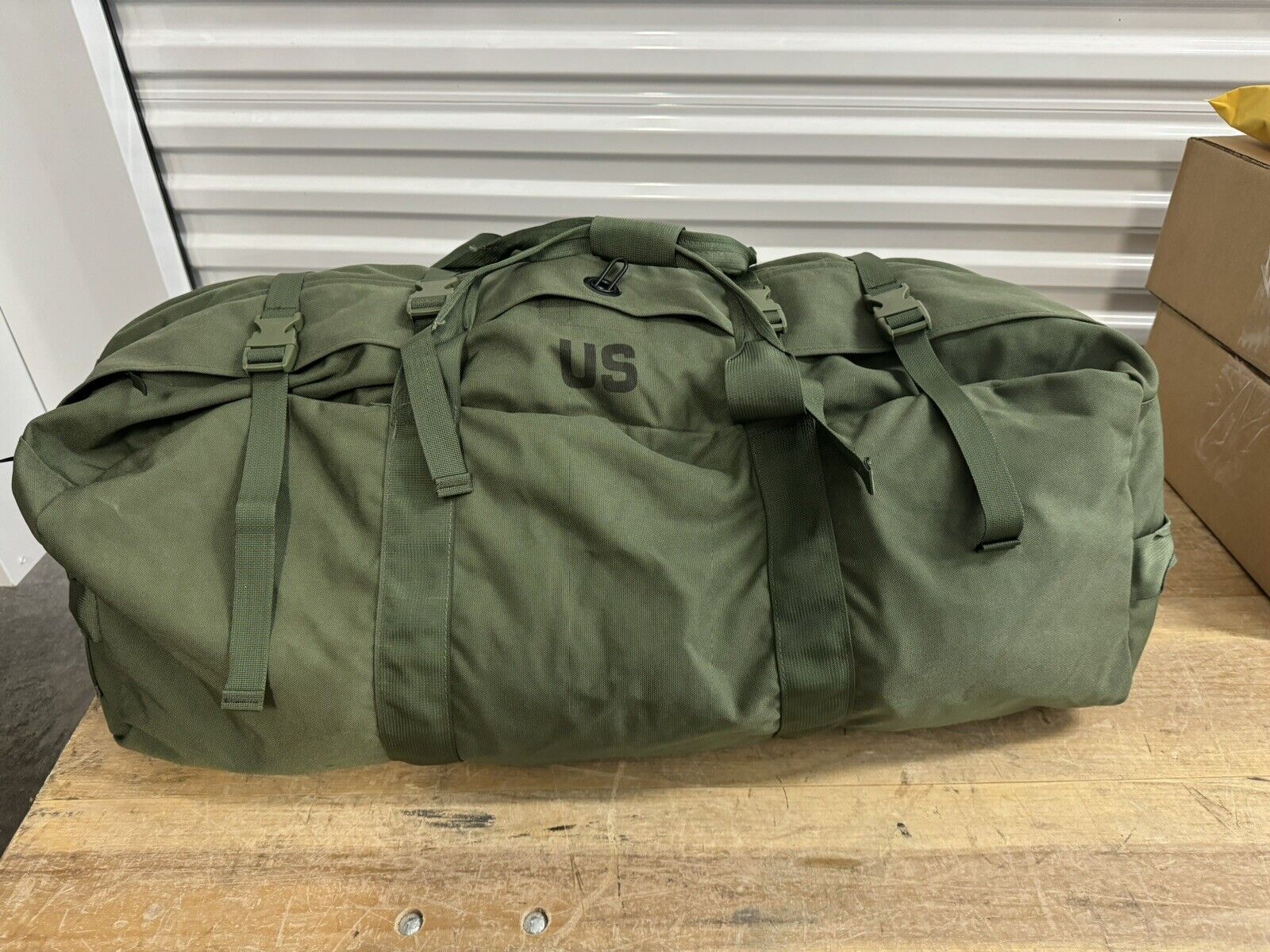 USGI Improved Duffel Bag Zippered With Straps
