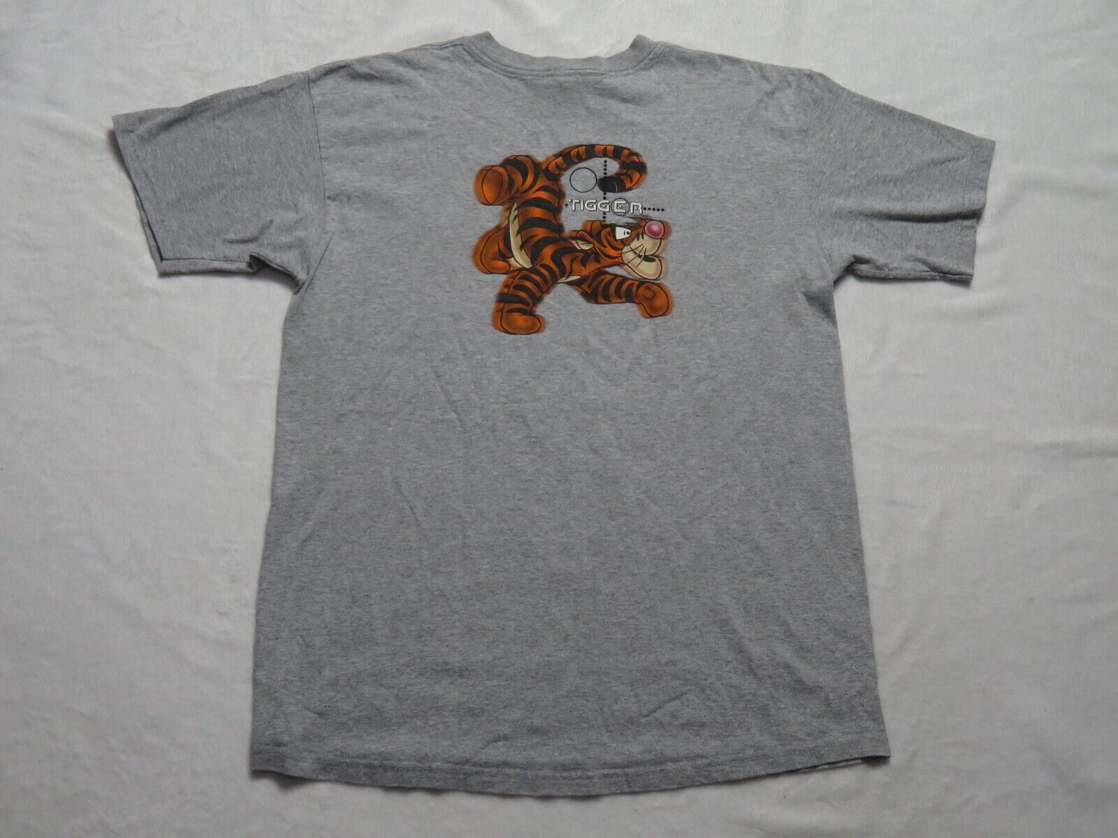 Disney Store Winnie The Pooh Tigger Shirt Size Large Men Pre Owned Rare