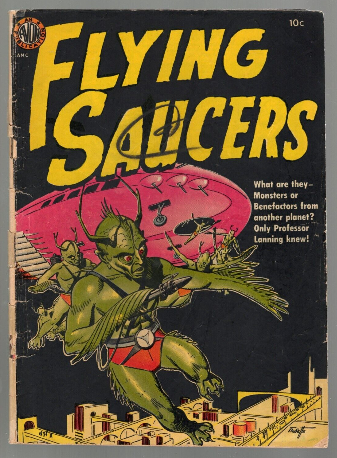 Flying Saucers #1 Avon 1952 Fa/G 1.5