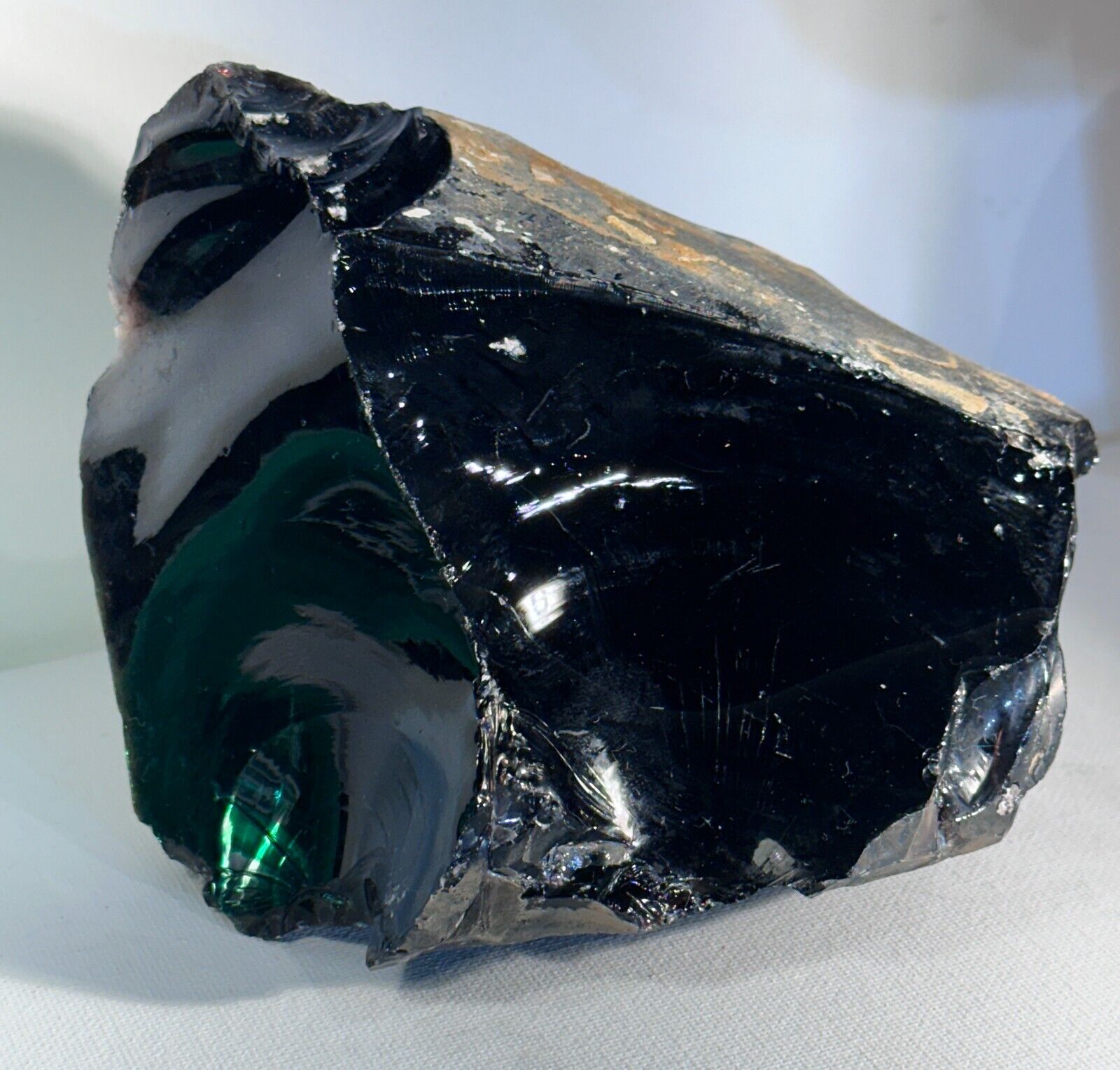 Beautiful 3 pound Black Obsidian Stone