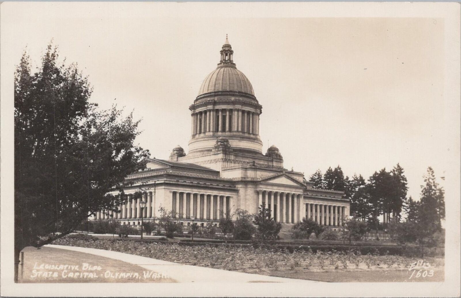 RPPC Postcard Legislature Building State Capital Olympia WA 