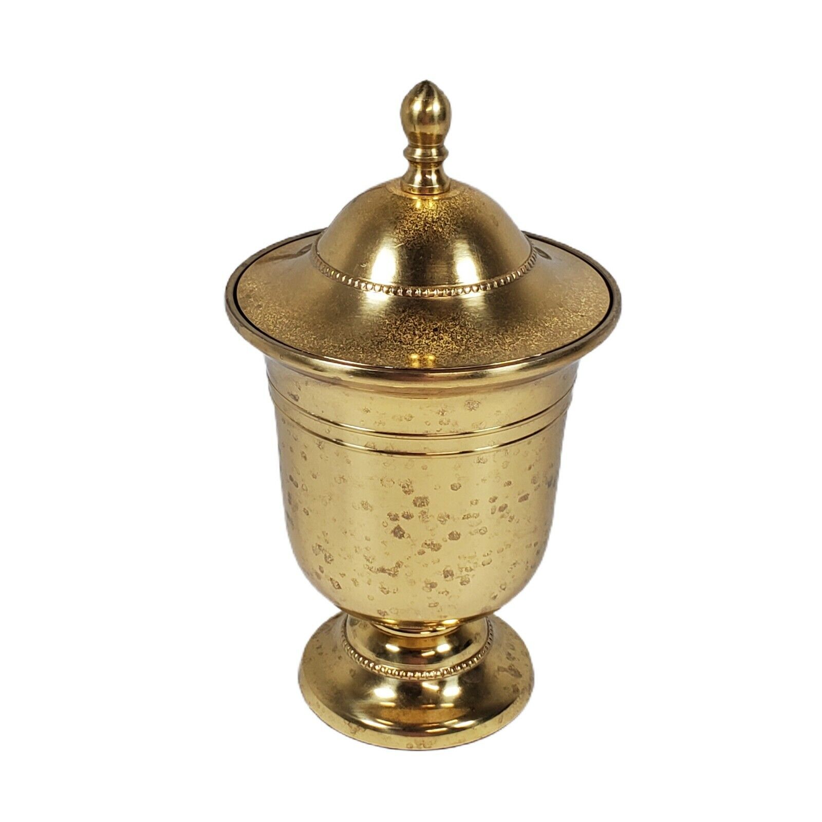 Frontgate Brass Italian Urn Pedestal Dish Trinket Candy 8\