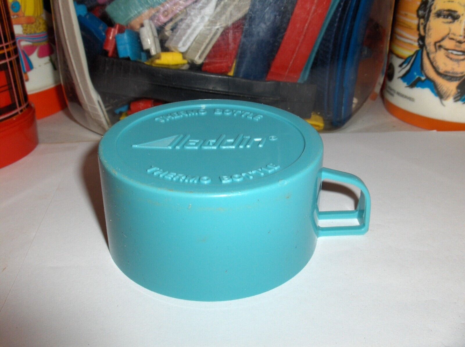 Vintage Baby Blue Aladdin-Replacement Thermos Cup #-112-  