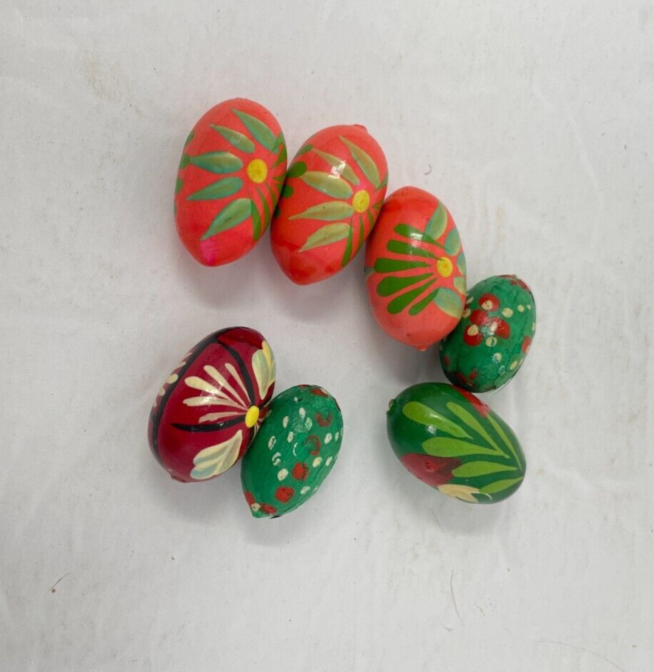 11 VTG Pysanky Polish Easter Eggs Hand Painted Pisanki Traditional