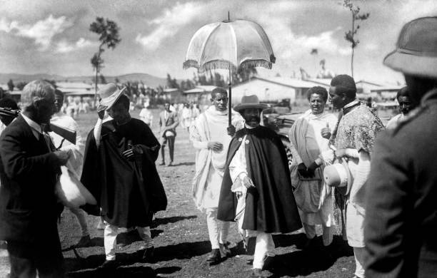 Ethiopia The Negus Haile Selassie Walking 1920-30 OLD PHOTO