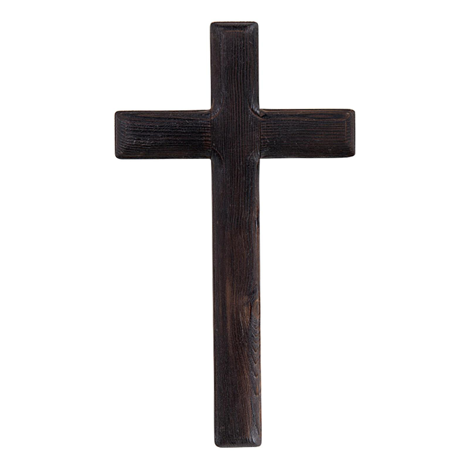 Black Wooden Cross Wood Holding Clinging Cross for Bless Handheld Cross for Gift