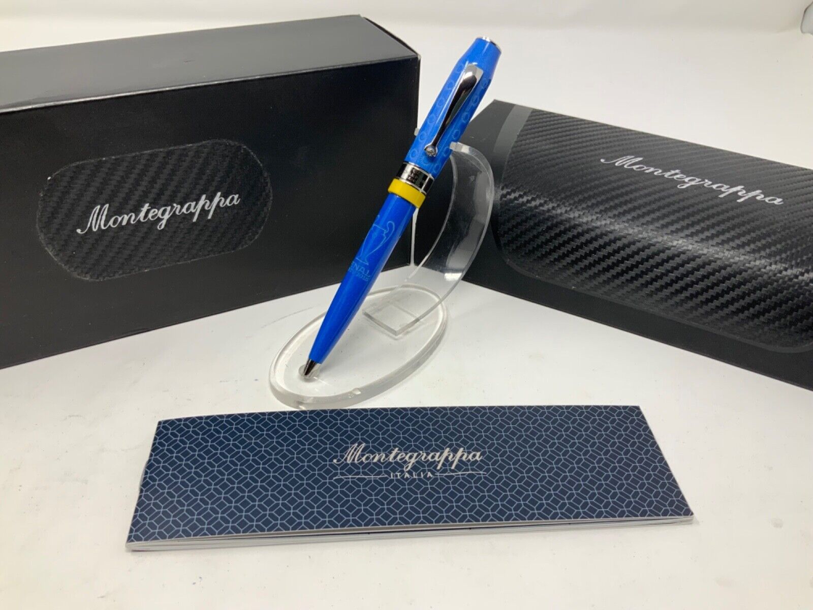 Montegrappa Uefa Trophy 2018 Kyiv Limited Edition Ballpoint Pen Blue