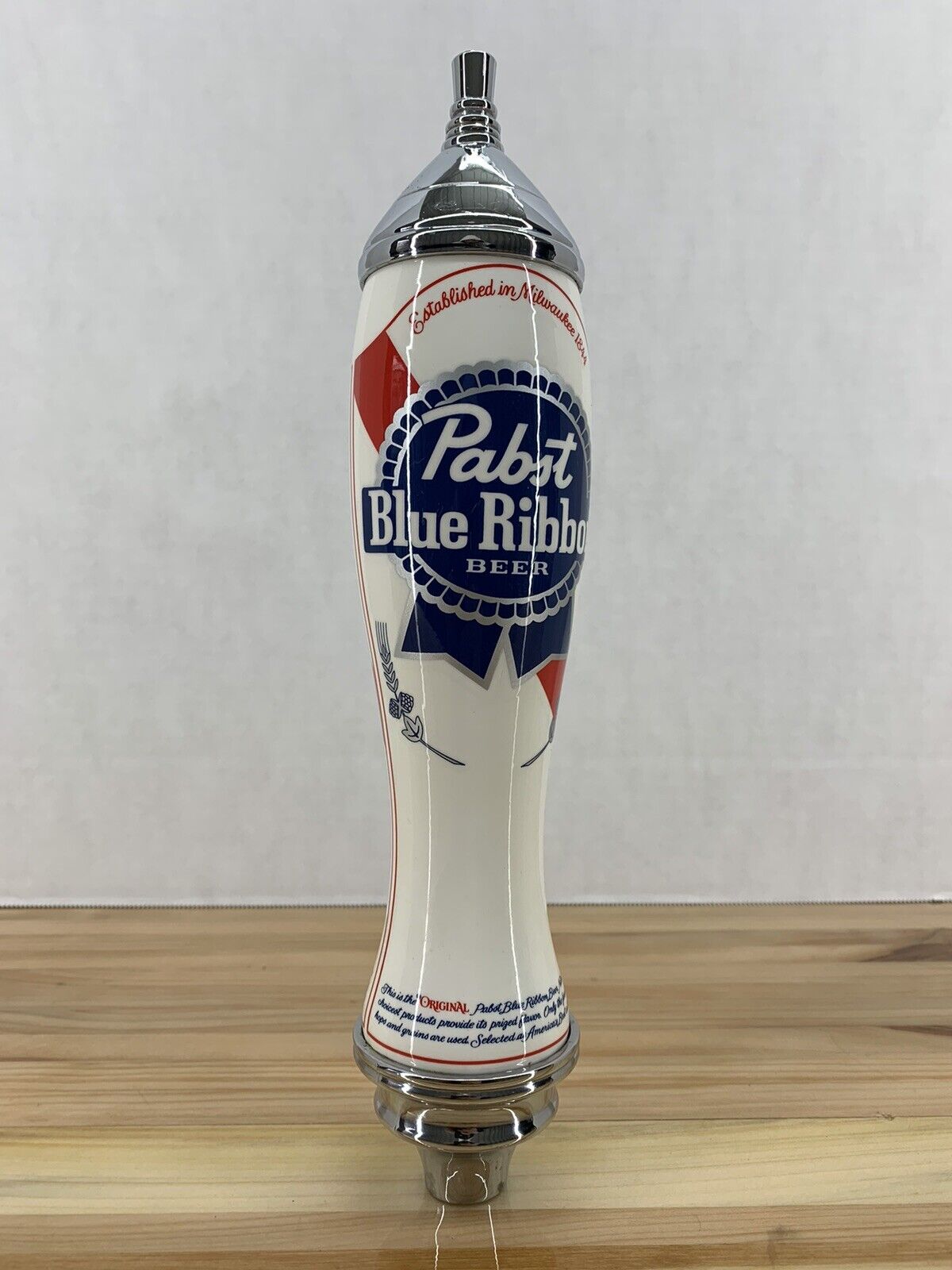 Vintage Pabst Blue Ribbon Beer Draft Beer Tap Handle Tapper Mancave Bar Pub