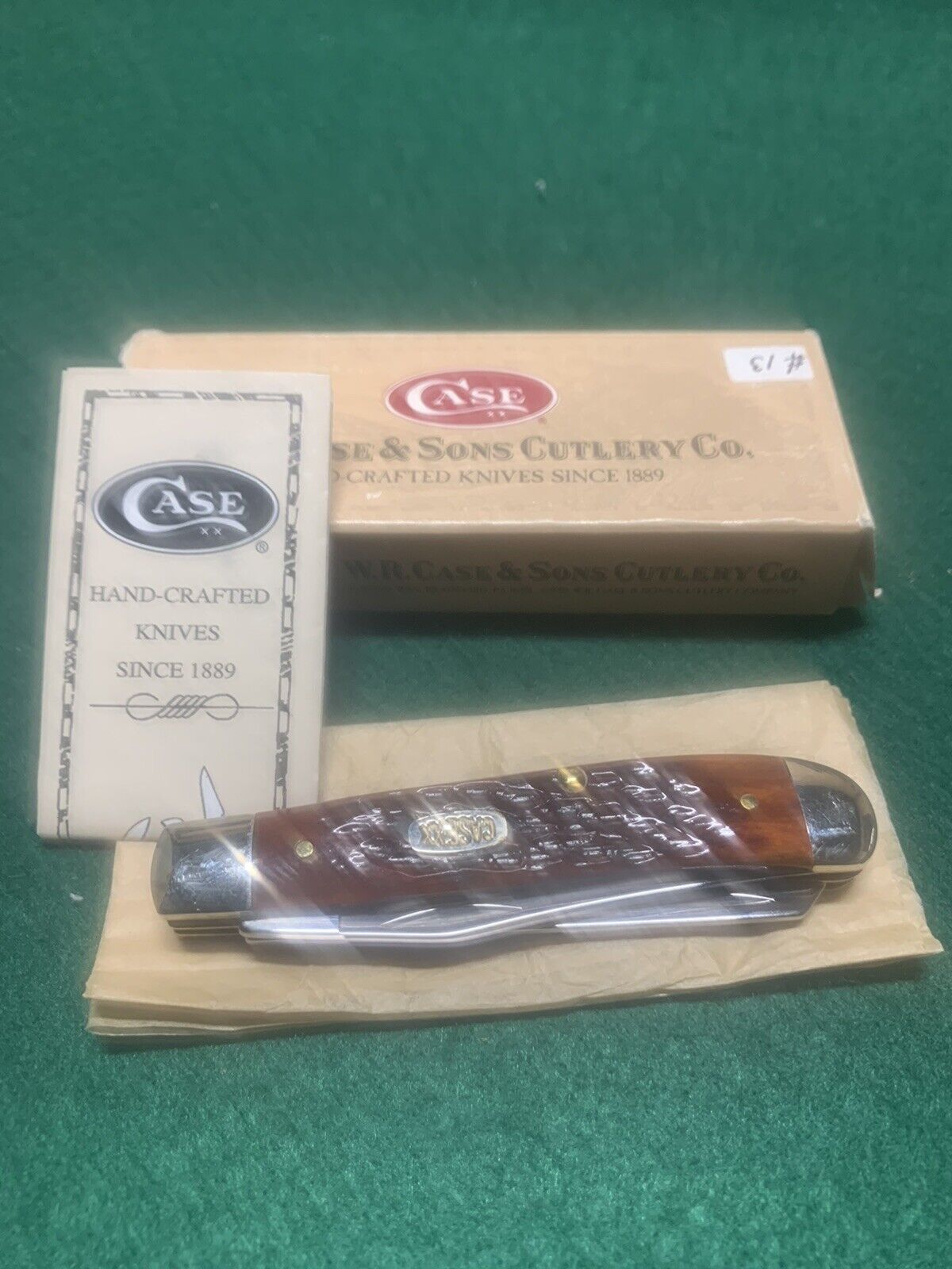 Vtg 1999 Case XX, Trapper PW, model 6254, 2-blade Pocket Knife
