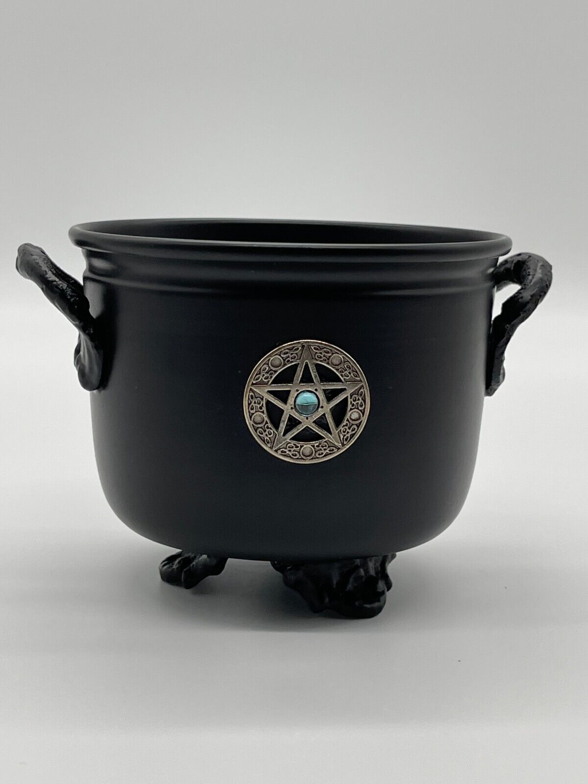Metal Sheet Pentacle Cauldron, Witches cauldron, Great For Use With Resins