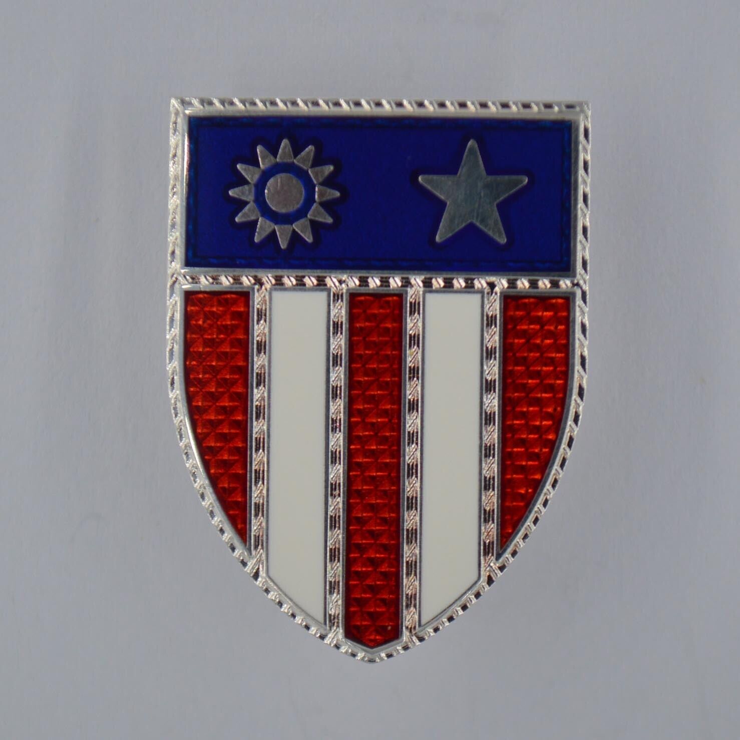 CHINA REPUBLIC BURMA INDIA CAMPAIGN CBI SEAL US USA FLAG WWII Medal Order Badge