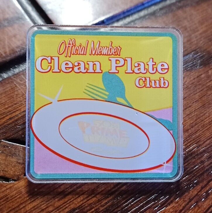 Disney's Hollywood Studios, 50's Prime Time Cafe, Clean Plate Club Trading Pin