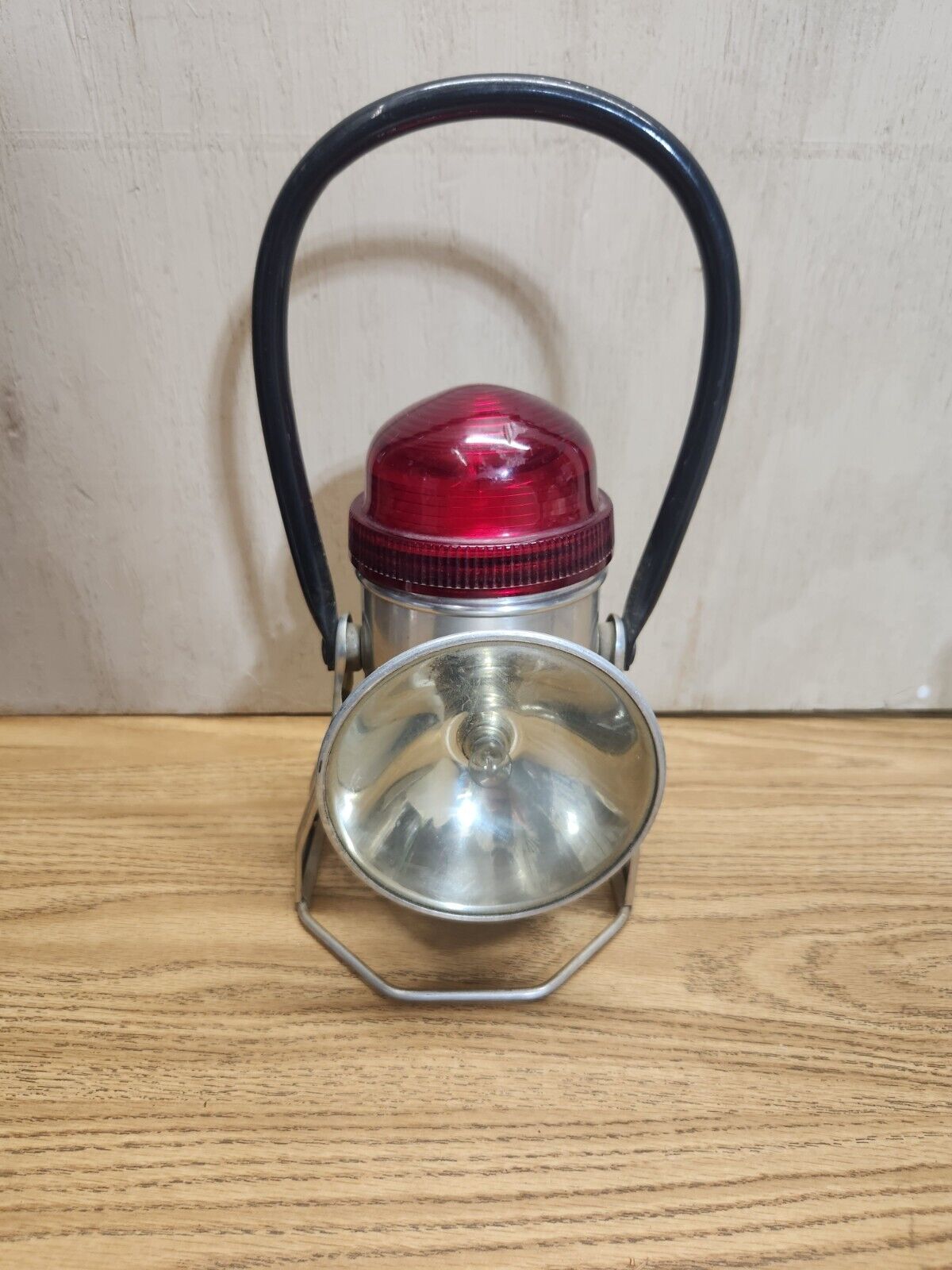 VTG Ecolite Lantern by Economy Electric Red Lens Railroad Mine Train conductor