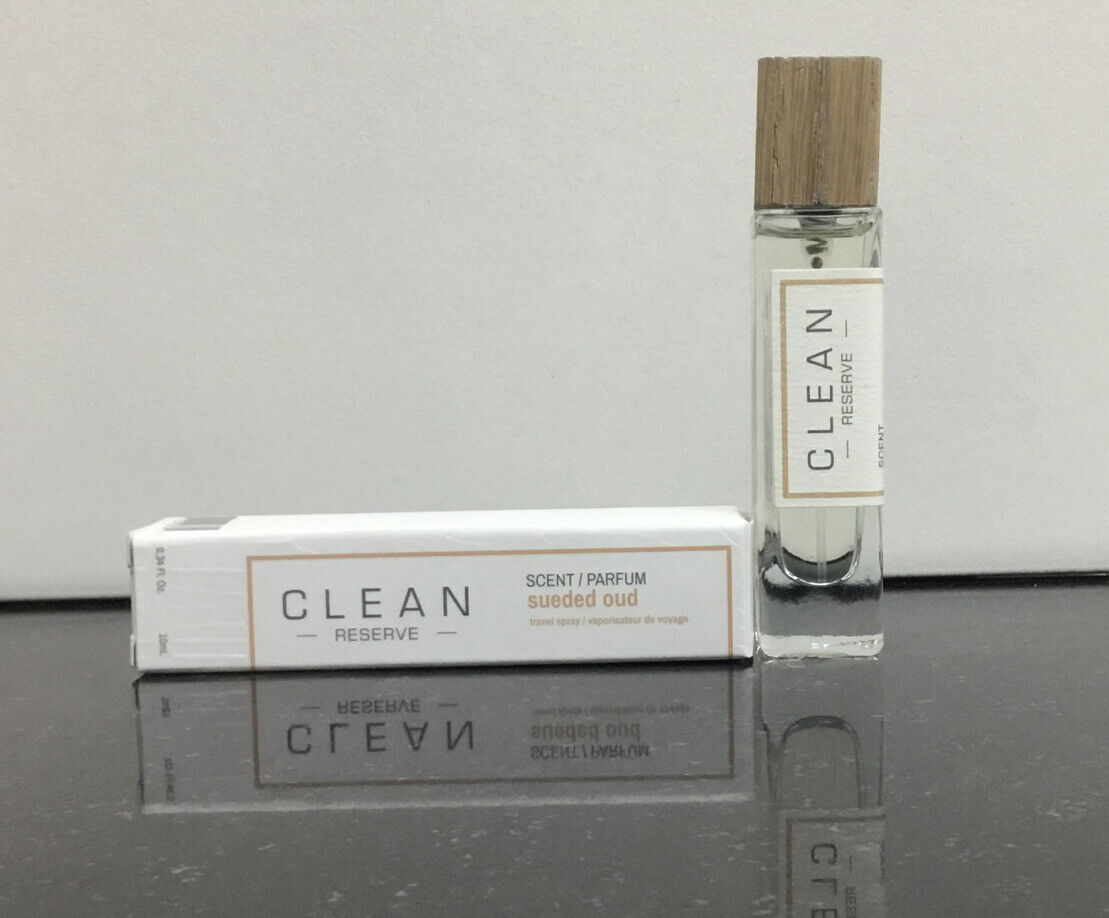 clean reserve scent sueded oud eau de parfum 0.34 oz NIB
