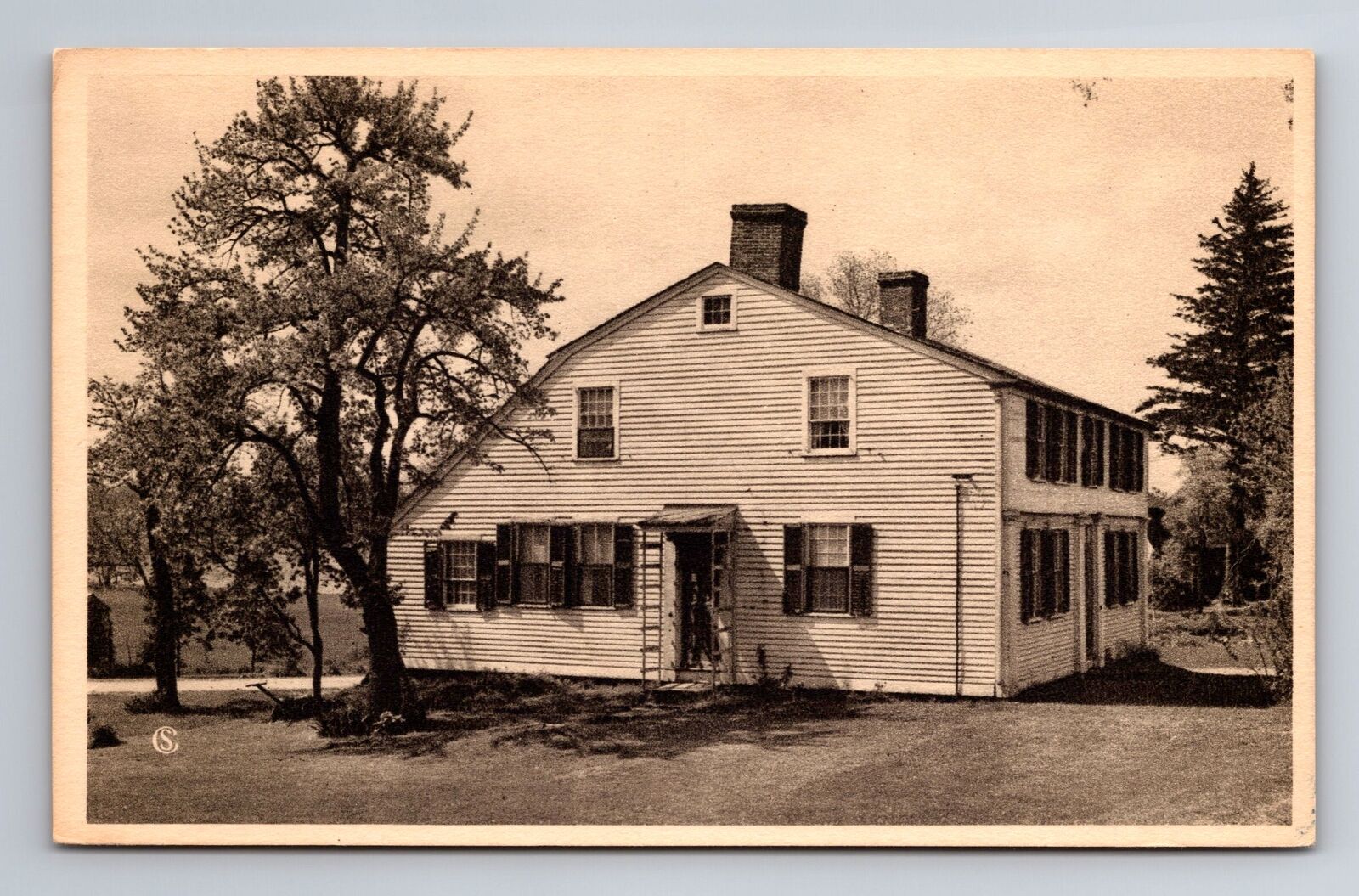 South Glastonbury CT-Connecticut Samuel Goodrich-Brainard House Vintage Postcard