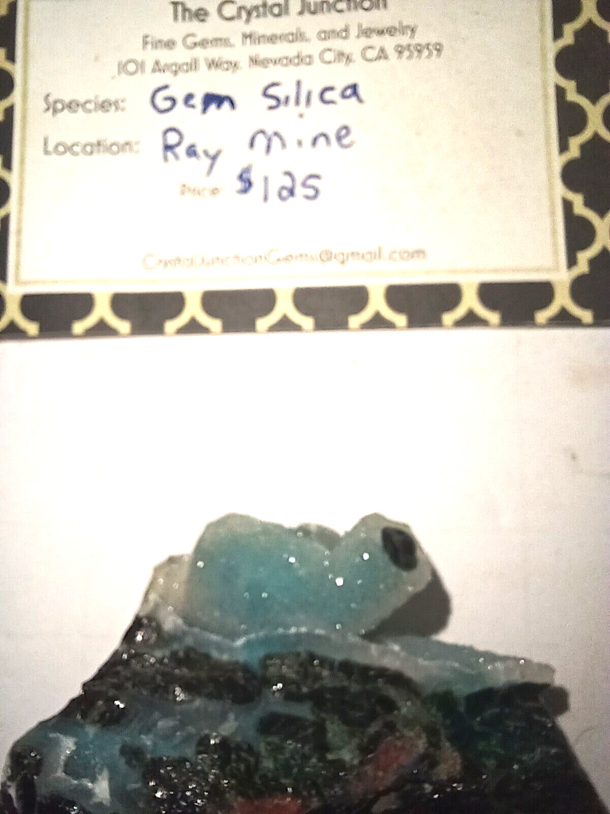 Gem Silica Druzy mineral specimen Ray Mine, AZ