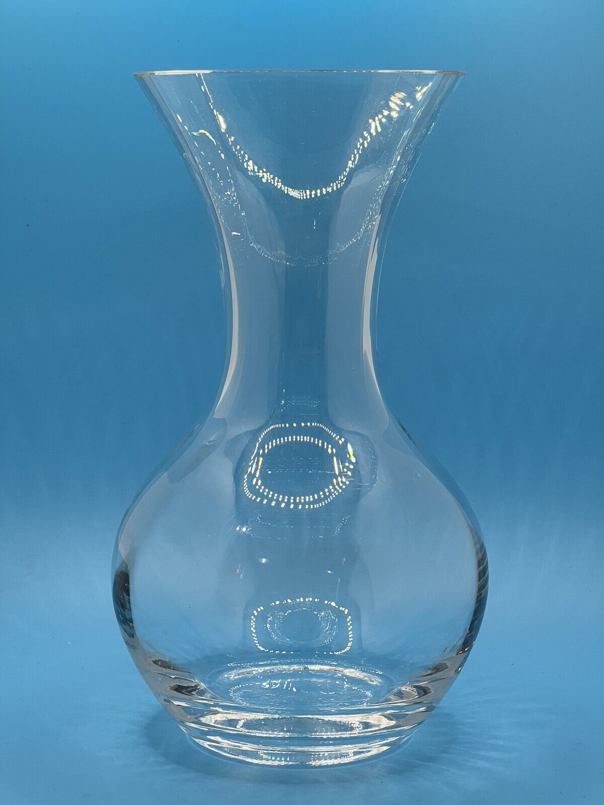Rare Discontin. Vintage Wedgwood ‘Devon Collection’ 8” Crystal Flower Vase EUC