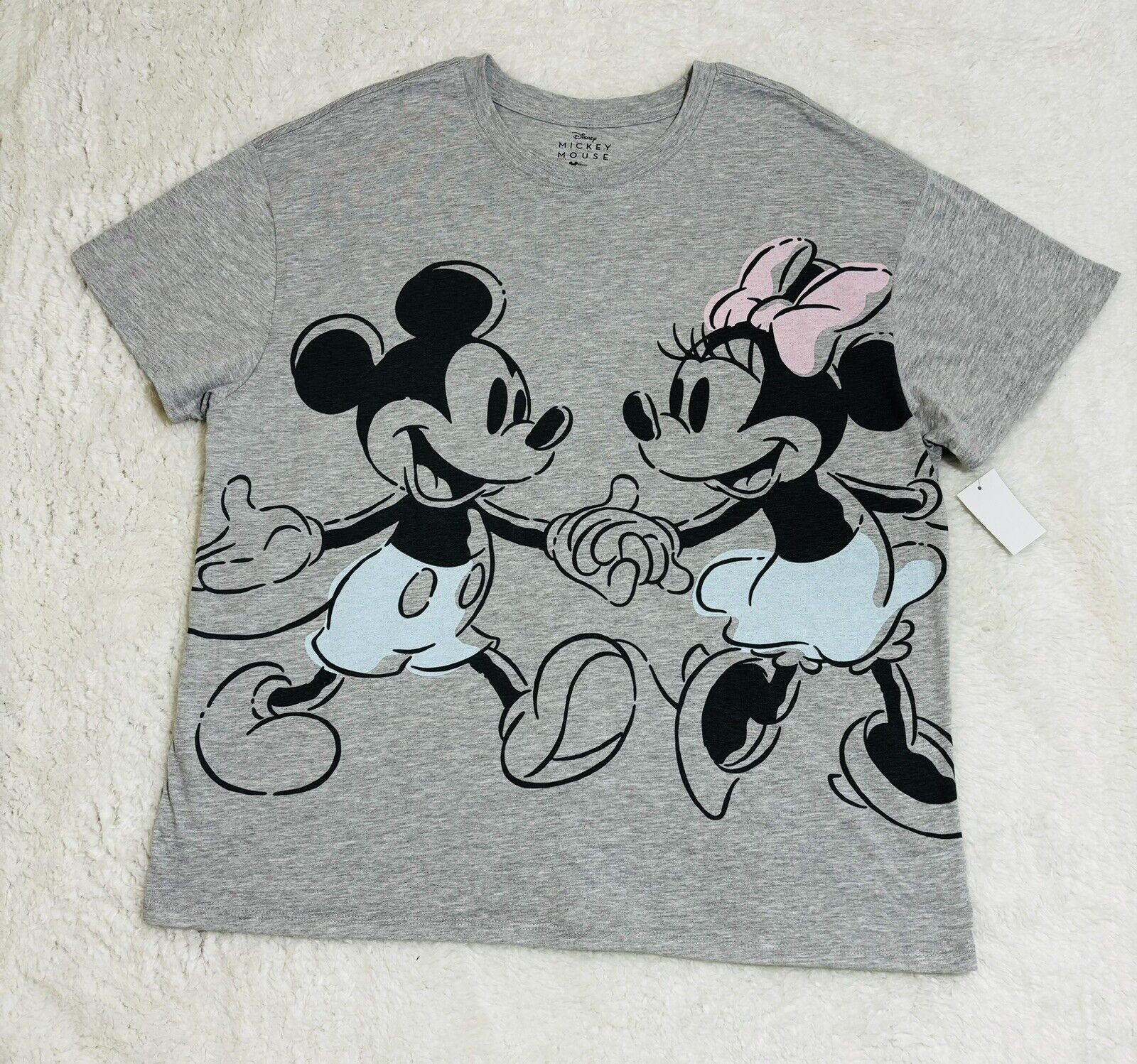 Women’s Minnie, Mouse And Mickey Mouse, Disney T-Shirt  ￼size Xl