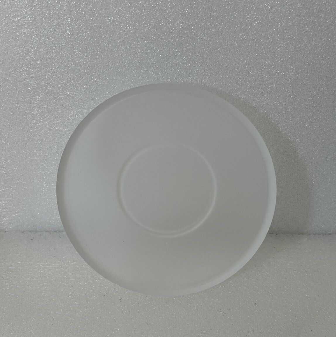 Tupperware  Lasting Impressions Candle Collection Pc Clear  Glass Plate Lid