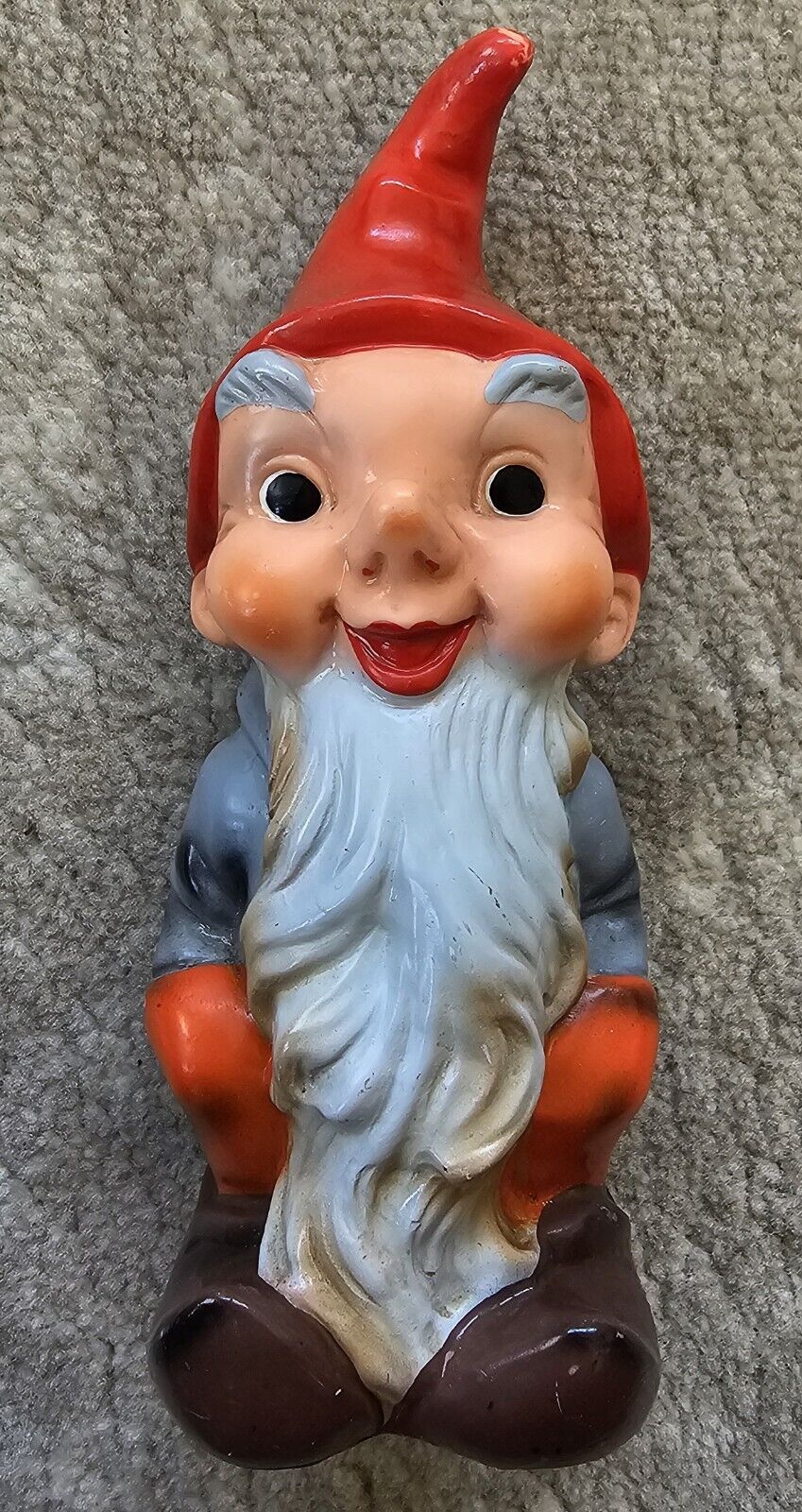 Vintage HEISSNER Gnome Troll Elf West Germany Figurine 924 Plastic 7\