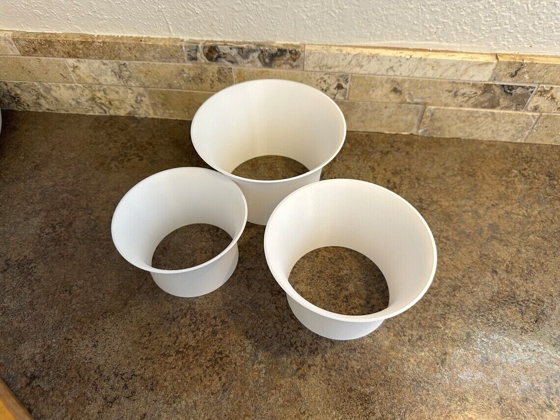 Set of 3 Fire King Compatible Stacking Bowl Display Stands | Vintage Bowl Risers