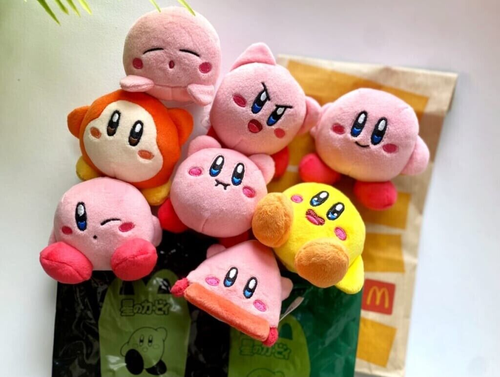 Kirby of the Stars Plush Complete 8 types Happy set McDonald's Japan Limited